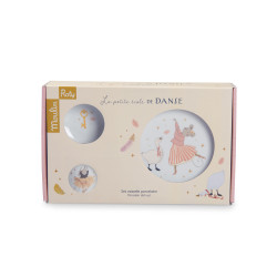 set de vaisselle porcelaine la petite ecole de danse Moulin Roty