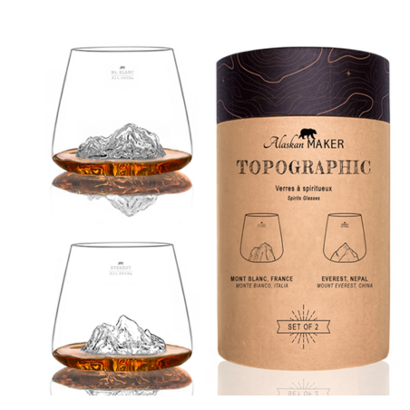 2 Verres Everest et Mont Blanc