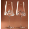 Coffret 2 verres vin Everest et Mont Blanc