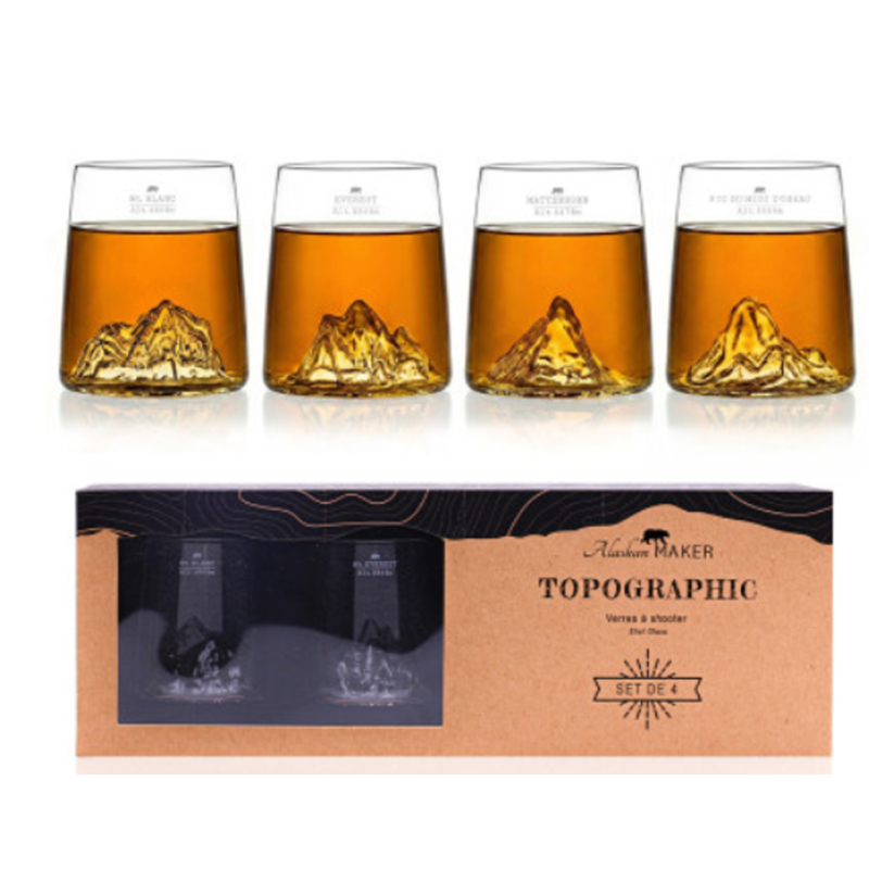 Coffret 4 shooters Montagnes