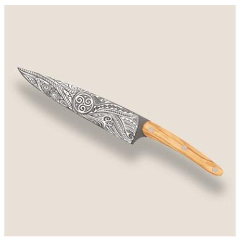 Couteau Chef Titane Olivier Triskell Deejo