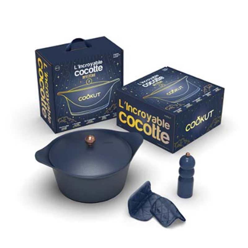 Coffret Noël 26 Cocotte 24cm Myrtille COOKUT