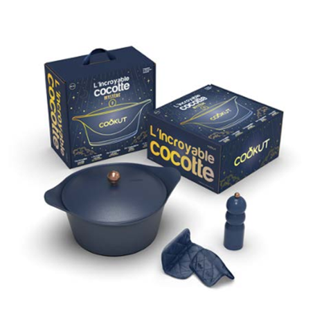 Coffret Noël 26 Cocotte 24cm Myrtille COOKUT