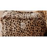 Grande trousse léopard à froufrou