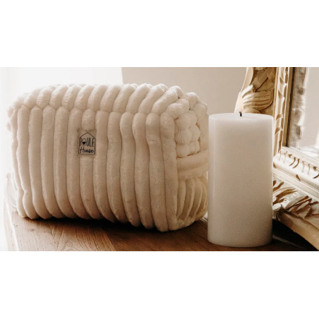 Louise Grande trousse matelassée crème POULE HOUSE