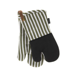 2 Gants de cuisine  YINTE 17*33 CM GREENOLIVE