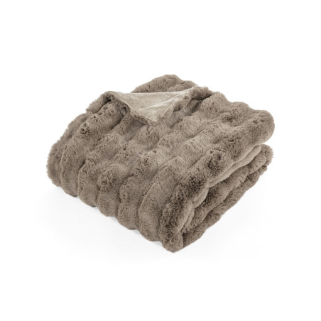 Plaid 130*180 TAUPE