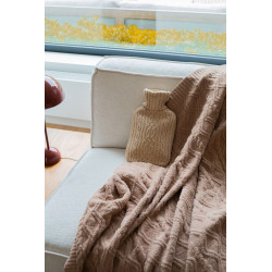 Bouillote avec housse tricotée 2 L Sable