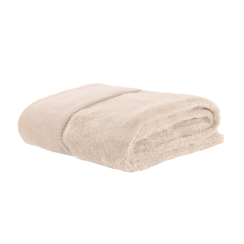 Plaid chenille TOMO 150*200 IVOIRE