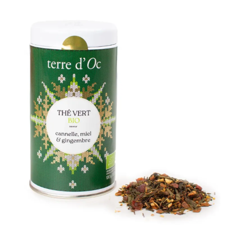 Thé vert gingembre cannelle Noël 26