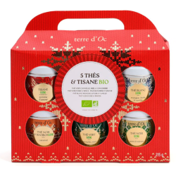 Coffret 5 thés de Noël 26 Terre d'oc