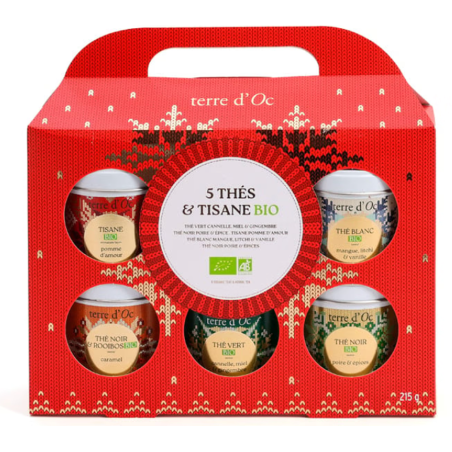 Coffret 5 thés de Noël 26 Terre d'oc