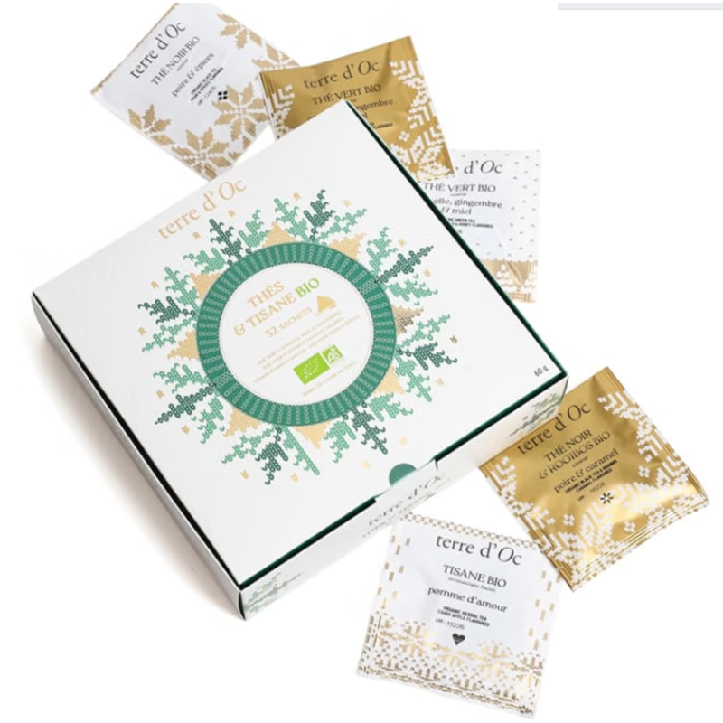 Coffret 32 infusettes Noël 26 Terre d'oc
