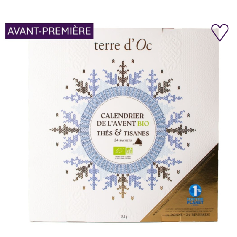 Calendrier Avent 24 thés et infusions Noël 26