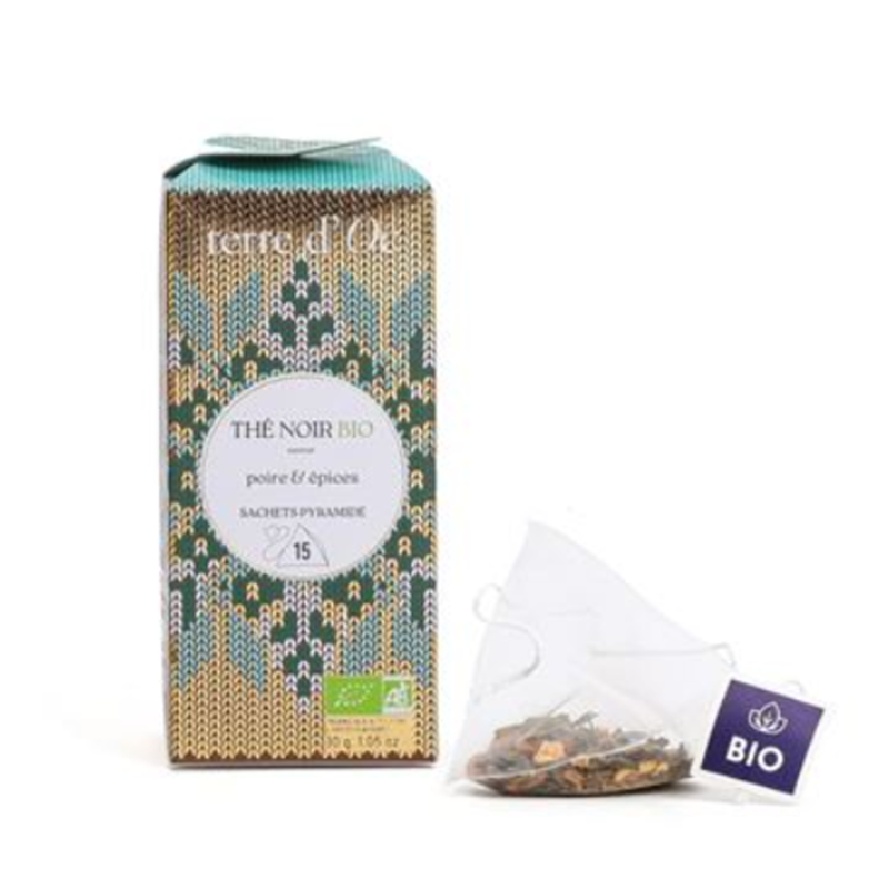 15 infusettes thé noir poire-épices Noël 26