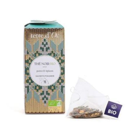 15 infusettes thé noir poire-épices Noël 26