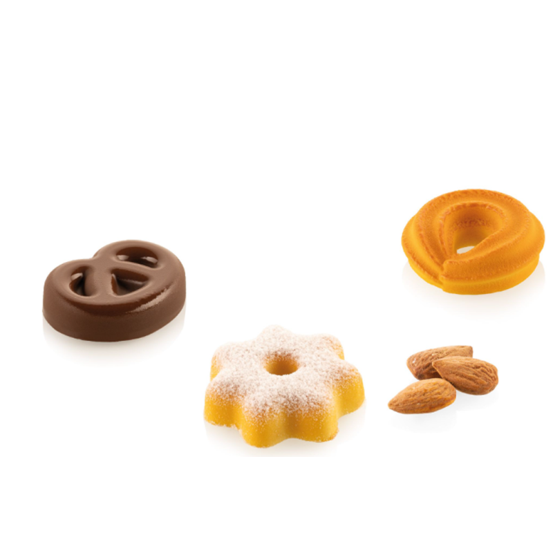 Moule Danish Cookies XS SILIKOMART
