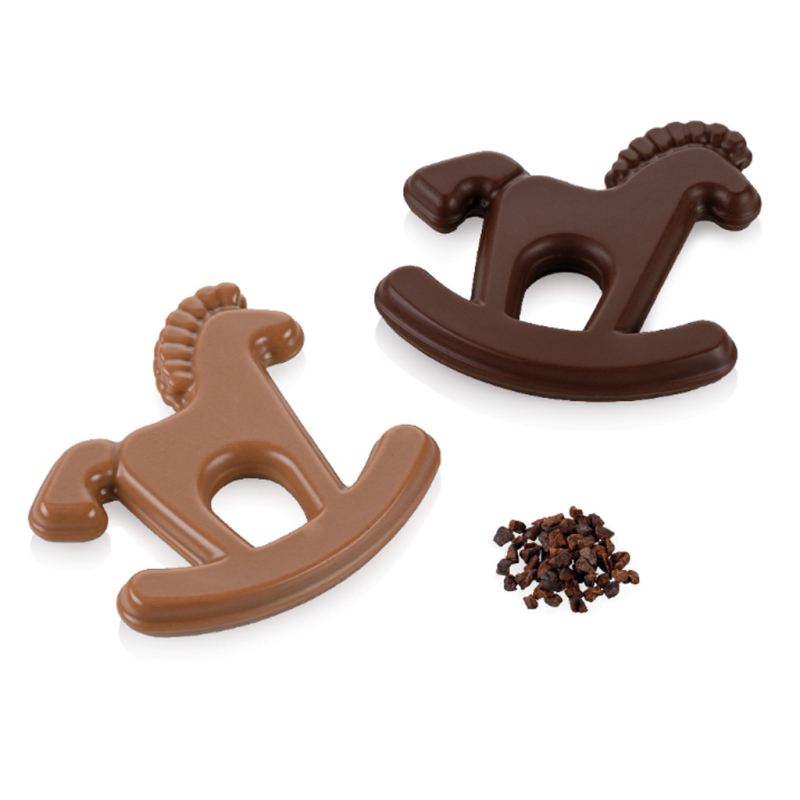 Moule choco cheval à bascule SILIKOMART