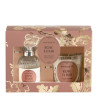 Coffret parfum d'ambiance et bougie Trésor de fleurs Rose elixir
