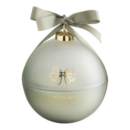 Bougie parfumée boule 210g Sapin doré