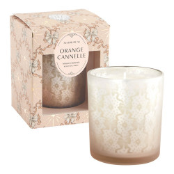 Bougie parfumée 160g Orange cannelle