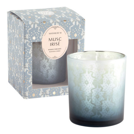 Bougie parfumée 160g Musc irisé