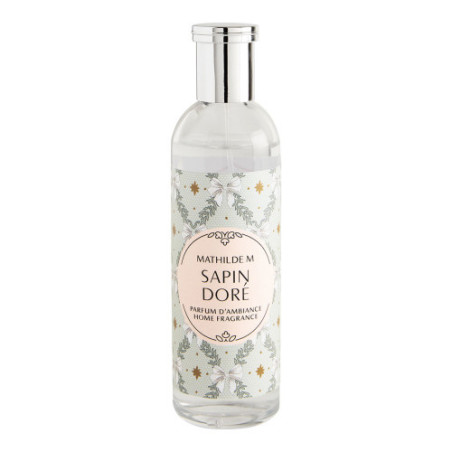 Parfum ambiance Sapin doré rubans 90 ml