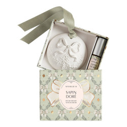 Décor parfumé et concentré Sapin doré