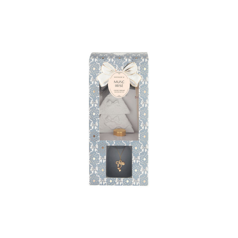 coffret diffuseur rubans de fête Musc irisé