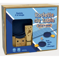 Raclette bougie pour 2 Edition bleu PING