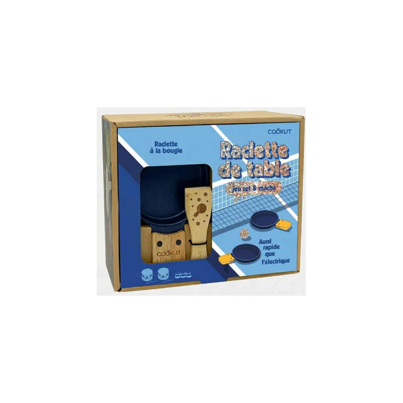 Raclette bougie pour 2 Edition bleu PING
