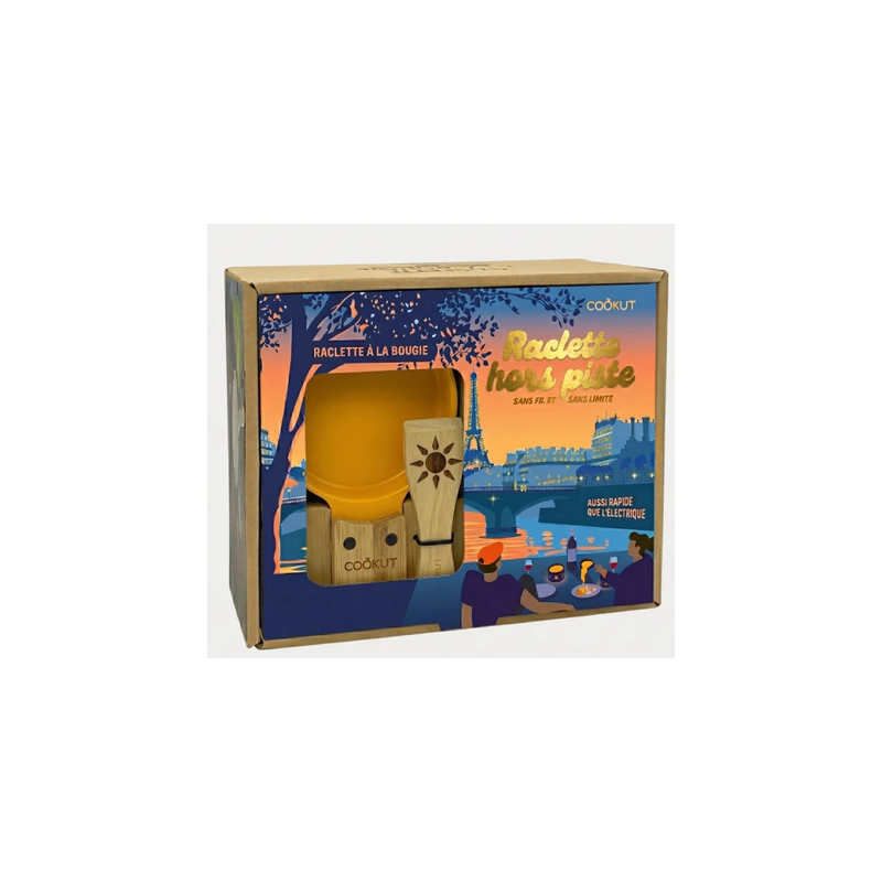 Raclette bougie pour 2 Edition jaune Hors piste