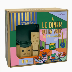 Raclette bougie pour 2 Edition vert Chandelle