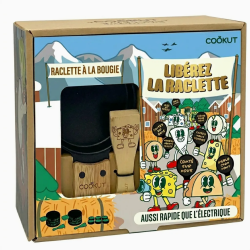 Raclette bougie pour 2 Edition noir Liberez