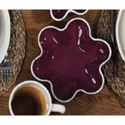 Bol fleur MM Prune DURO