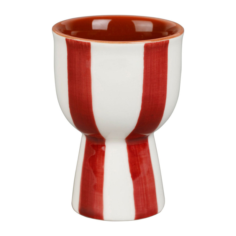 coquetier Alaria bordeaux et terracotta