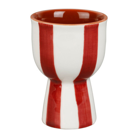 coquetier Alaria bordeaux et terracotta