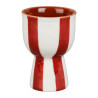 coquetier Alaria bordeaux et terracotta