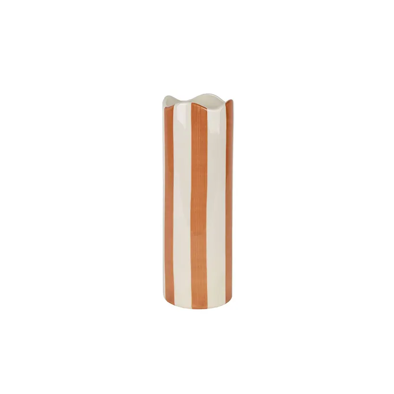 vase cylindre artist terre H23