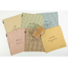 6 serviettes vichy "Je craque"40*40 S. Janière