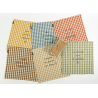 6 serviettes vichy "aux ptits oignons"40*40 S. Janière
