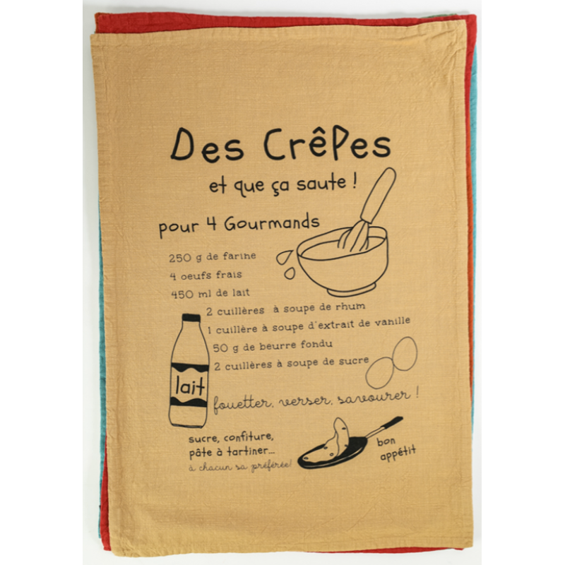 Torchon "des crêpes" 50*70 S.Janière