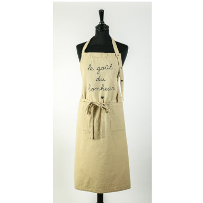 Tablier nougat "le goût du bonheur" S. Janiere