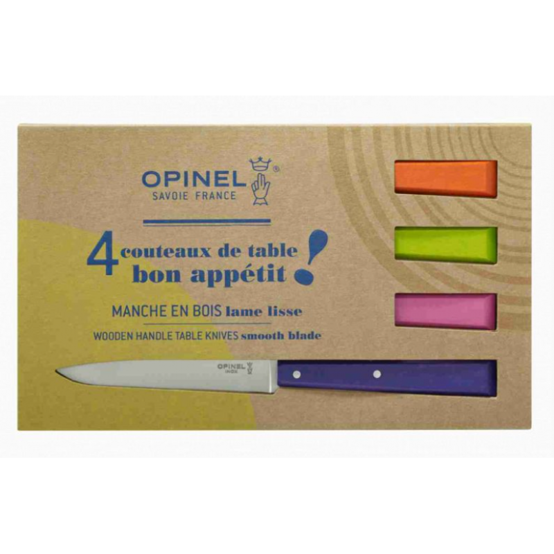 Coffret 4 couteaux bon app POP OPINEL