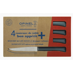 Coffret 4 couteaux bon app +ANTHRACITE OPINEL