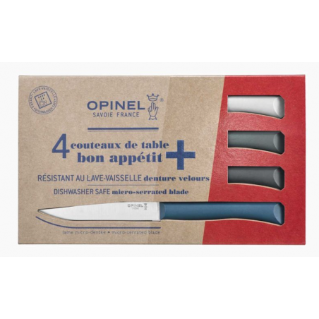 Coffret 4 couteaux bon app +tempête OPINEL