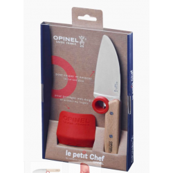 Couteau+protège doigt PETIT CHEF OPINEL