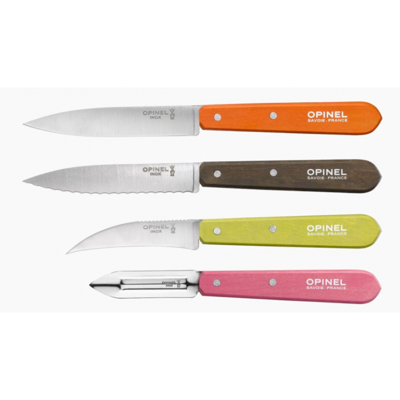 Coffret 4 couteaux les essentiels fifties OPINEL