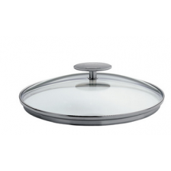 COUVERCLE VERRE 30 CM PLATINE CRISTEL
